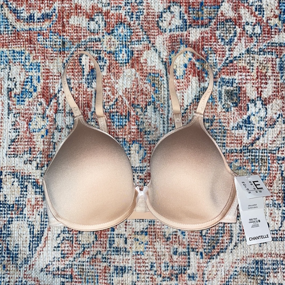Chantelle C Ideal Back Smoothing Bra in Nude Blush SZ 30DD NWT - Picture 4 of 6